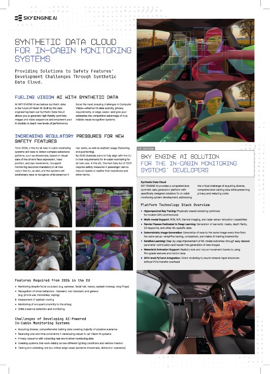Open the one-pager: synthetic data for in-cabin monitoring